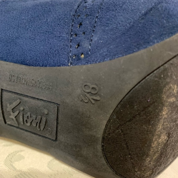 Fioni heels, blue, nice heel, nearly new, size 8.5 - Picture 5 of 7